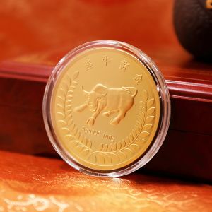 鑫牛黃金開(kāi)業(yè)金幣定制
